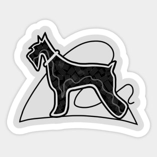 Schnauzer Dog Sticker